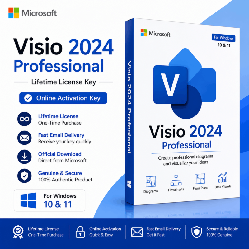 Microsoft Visio 2024 Professional Lifetime