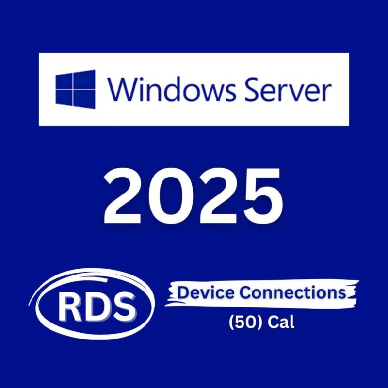 Windows Server 2025 Remote Desktop Services 50 Device connections CAL